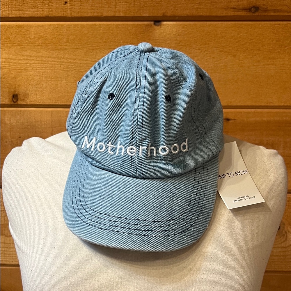 Bump To Mom Motherhood denim hat NWT